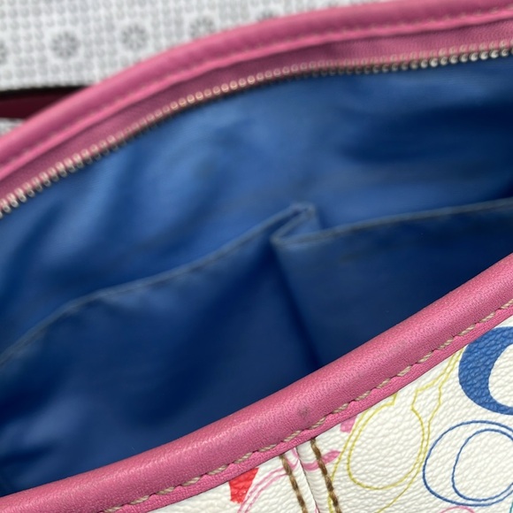 Coach F16481 Chelsea multi-color pink pastel monogram crossbody - Picture 13 of 14